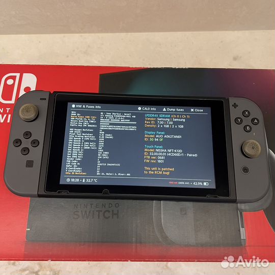 Прошитая Nintendo Switch rev. 2 128 gb