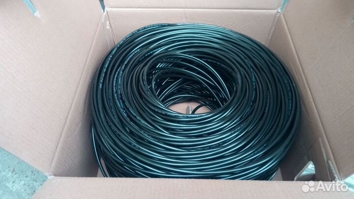 Кабель FTP Netlan EC-UF004-5E-PE-BK