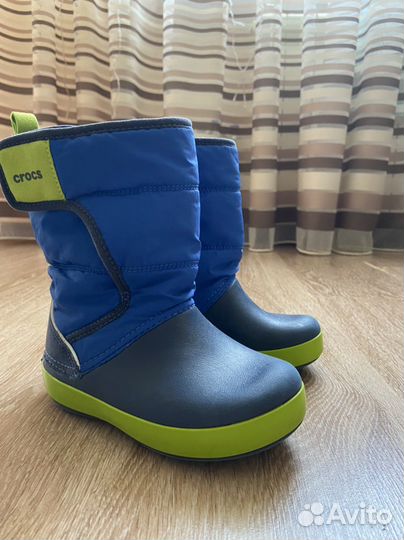 Сапожки crocs демисезонные