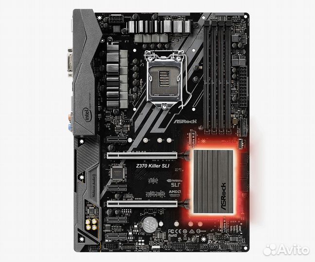 Материнскую плату ASRock Z370 killer SLI