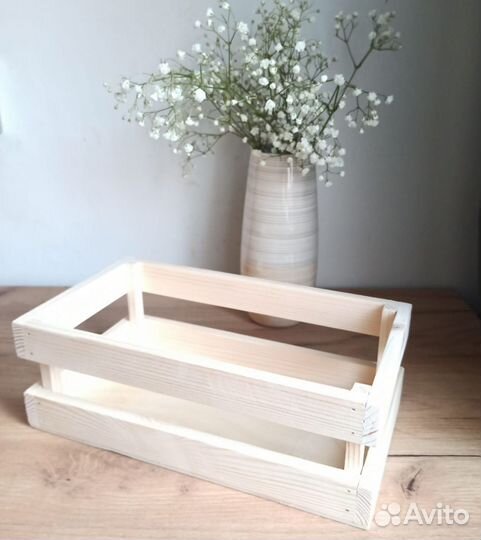 Ящик реечный деревянный 26,5 * 15 * 9,5