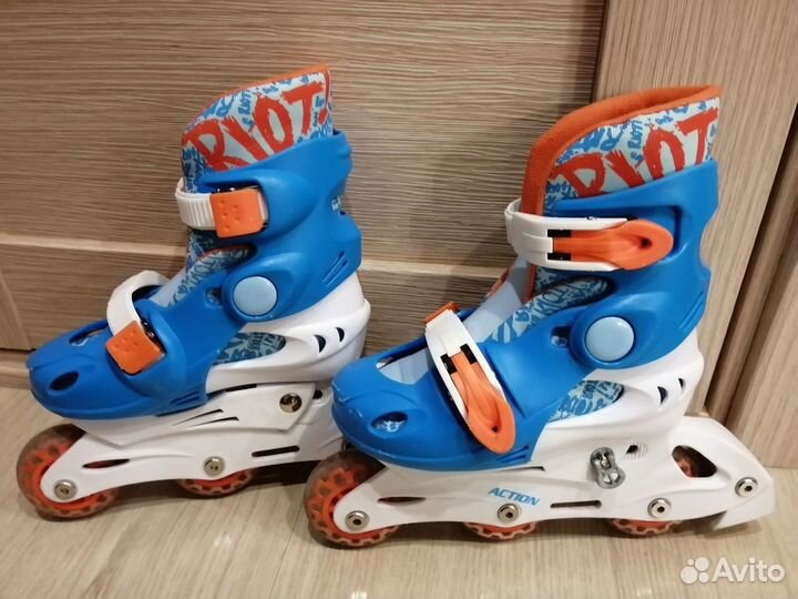 Роликовые коньки детские раздвижные