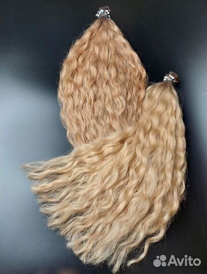 Волосы для наращивания Exclusive +, кудри, опт