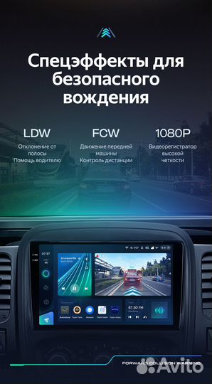 Магнитола Teyes CC3 2K 4/64 Renault Master