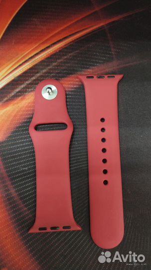 Ремешок для Apple Watch красный