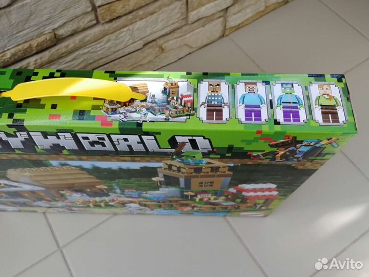 Конструктор minecraft Деревня, аналог lego