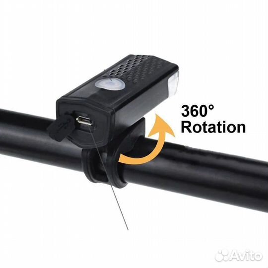 Велосипедный аккумуляторный фонарь 2255-A4942