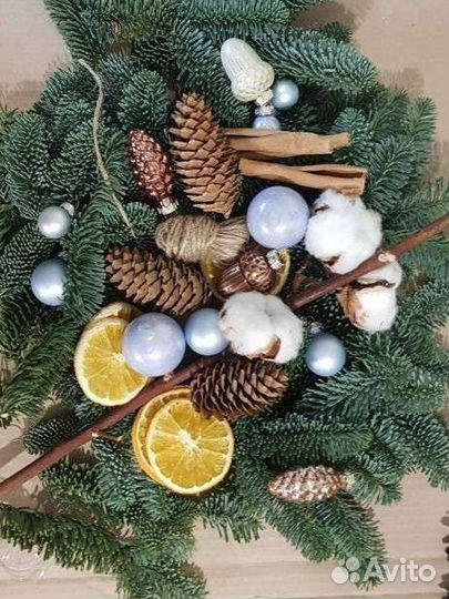 Набор по созданию новогоднего венка