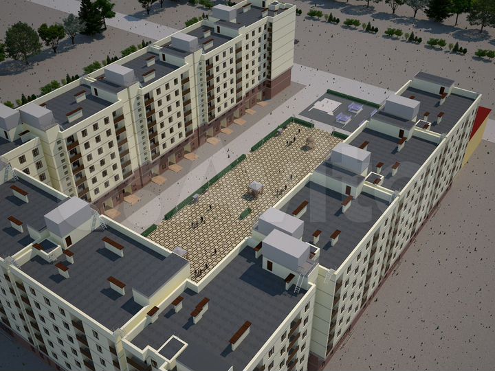 1-к. квартира, 51 м², 7/12 эт.