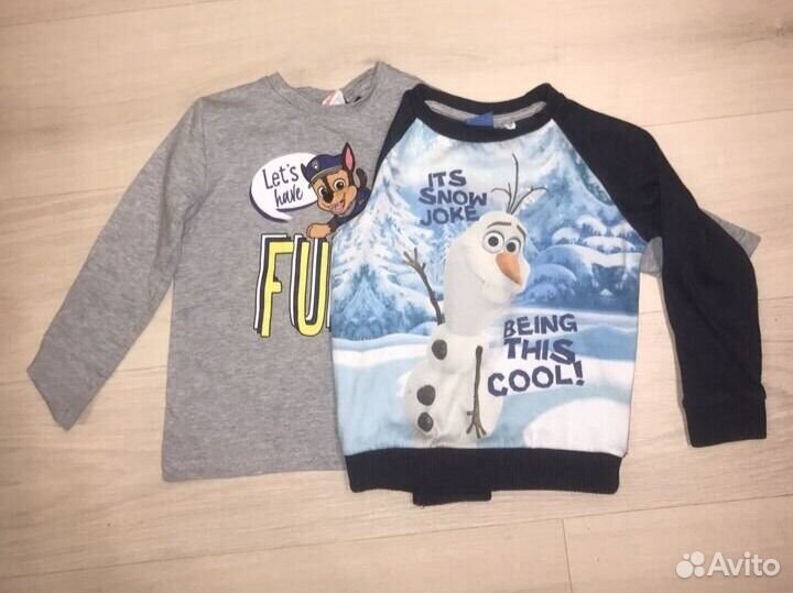 Пакет вещей для дс (свитшоты), р.104-110