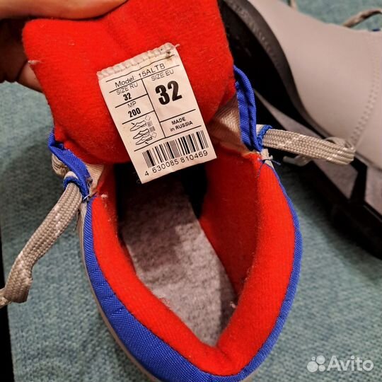 Лыжные ботинки детские 32