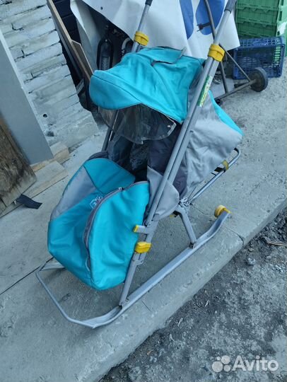 Коляска санки