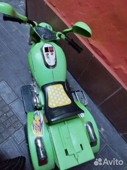 Детский электромобиль мотоцикл бу