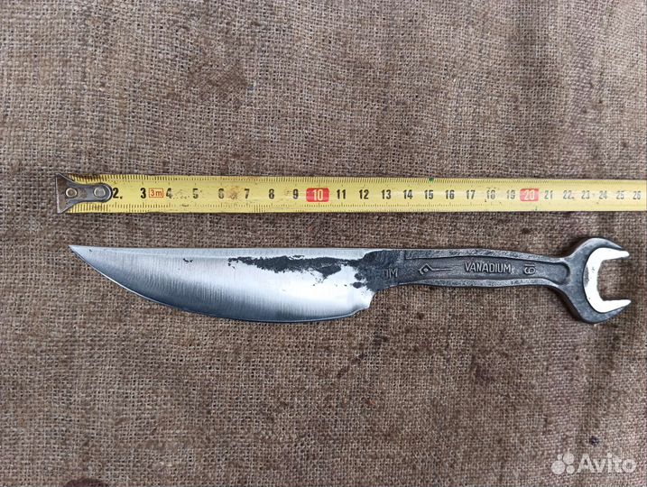 Нож кованый из ключа