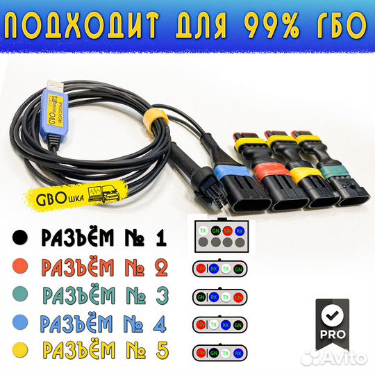 Универсальный кабель для гбо