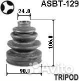 Пыльник шрус (комплект без смазки) 24x74x100