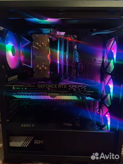 Игровой компьютер в сборе