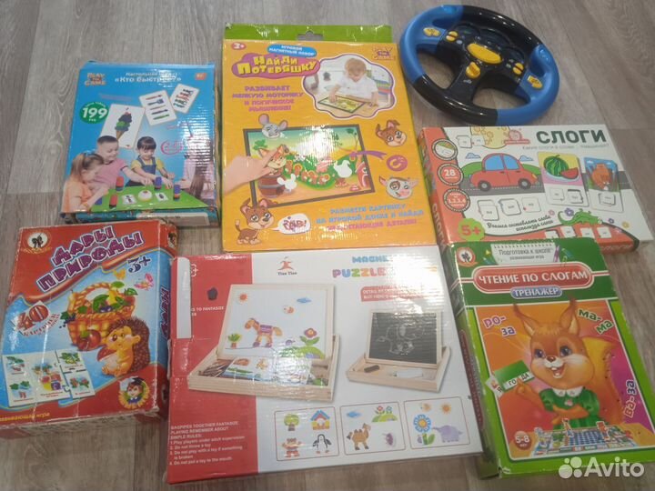 Настольные игры 3-6лет