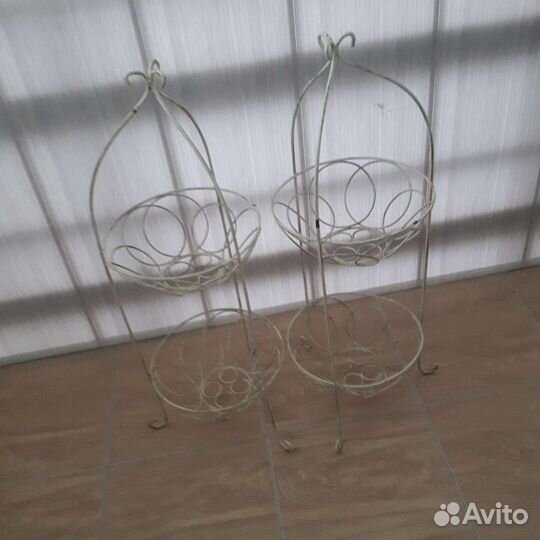 Растения-молочай, алоэ, толстянка, подставки д/цв