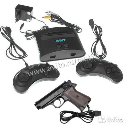 8 bit Фаворит + 300 встроенных игр + пистолет