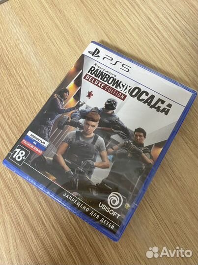 Rainbow six deluxe edition Осада, ps4, PS5 новый