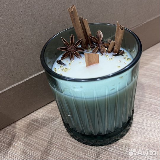 Свечи ручной работы новогодние