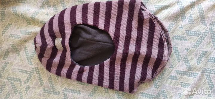 Шапка шлем, краги на молнии lassie журавлик