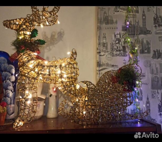 Светодиодный олень