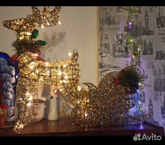 Светодиодный олень