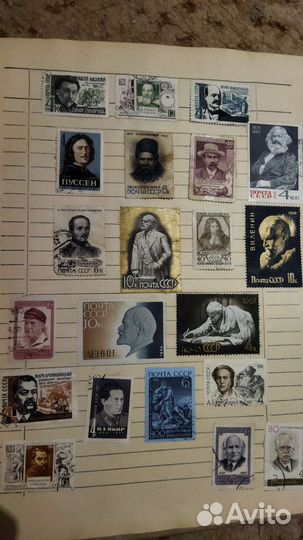 Марки СССР и других стран 1000шт