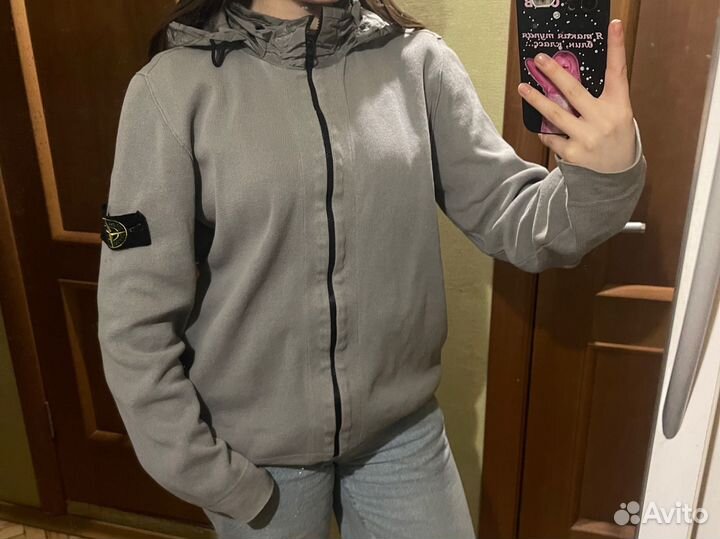 Зип худи stone island
