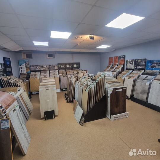 Кварцвиниловая плитка + подложка Орех Табако