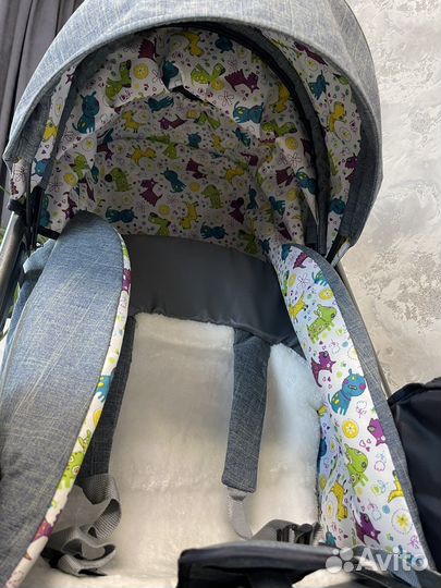 Детские санки коляска новые