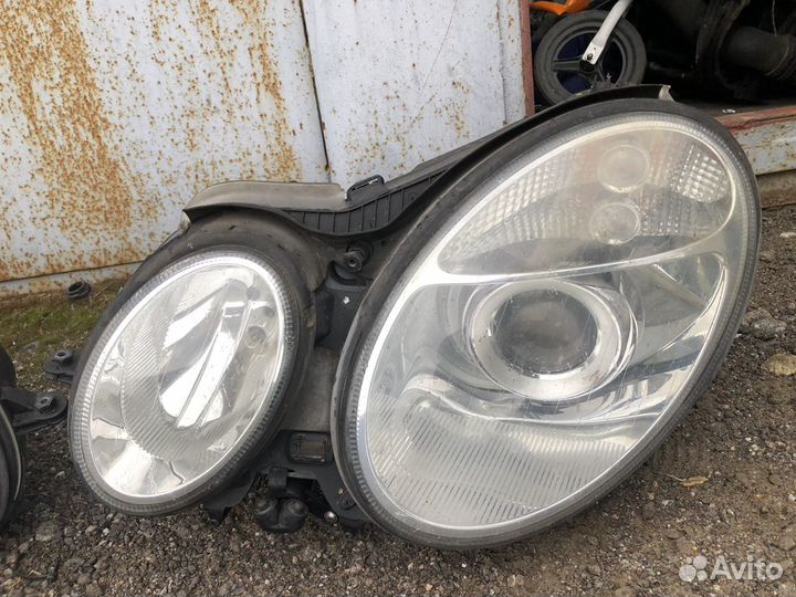 Фары мерседес w211 ксенон дорест в сборе