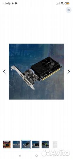 Видеокарта geforce 1030ddr5 2гиг