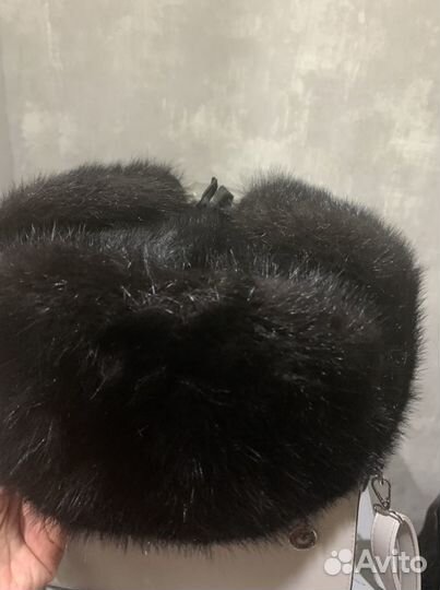 Шапка ушанка мужская норка