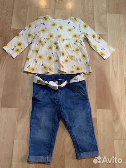 Комплект джинсы и кофточка