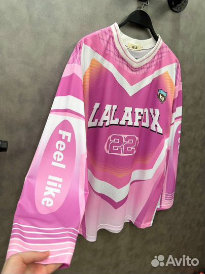 Джерси Vetements оверсайз розовая