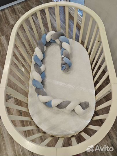 Детская кроватка круглая