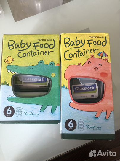 Стеклянные контейнеры пищевые