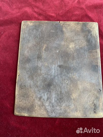 Икона богородица казанская бронза