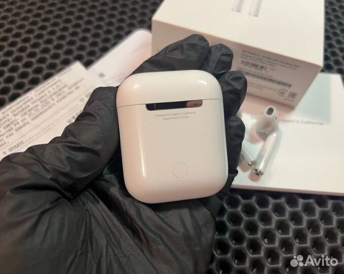 Наушники Airpods 2 оригинал/250+отзывов