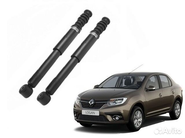 Задний амортизатор Рено Логан 2 Сандеро 2014-2022