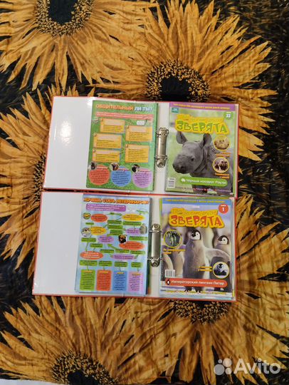 DVD диски и журналы про животных