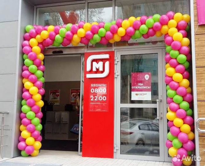 Оформление воздушными шарами