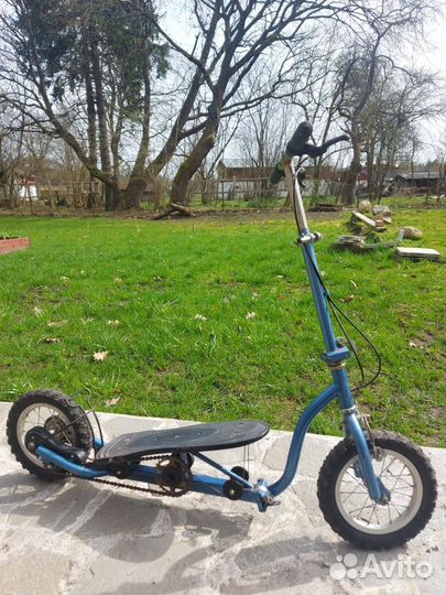 Самокат с цепным приводом