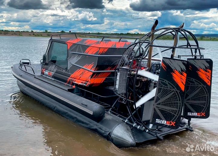 Аэролодка SibEX 600 Magnum с кабиной 600+ л.с