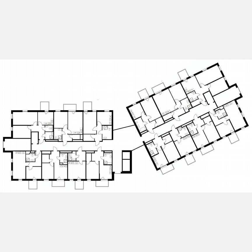 2-к. апартаменты, 57 м², 5/6 эт.