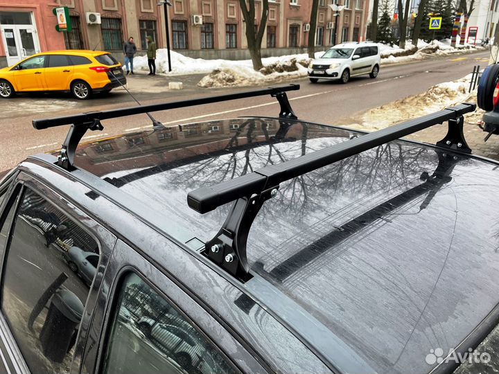 Багажник (опоры+палки) Delta Daewoo Nexia черн