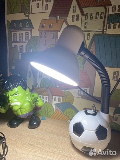 Детская настольная лампа, светильник